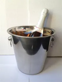 Chladící nádoba na šampaňské, nerez, 22 cm